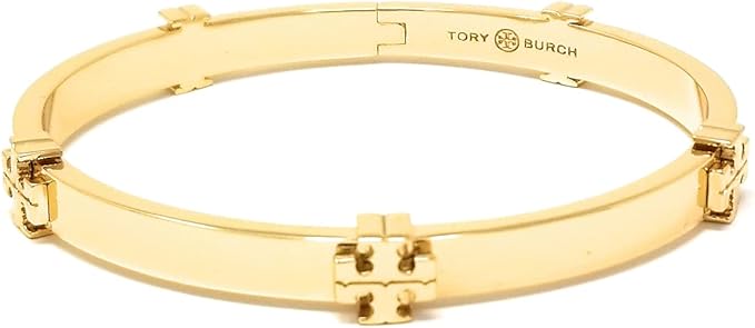 tory burch 汤丽柏琦女式经典标志铰链手镯